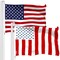 G128 Combo Pack: American USA Flag 3x5 Ft & Civil Peace USA Flag 3x5 Ft | Both LiteWeave Pro Series Printed 150D Polyester, Brass Grommets